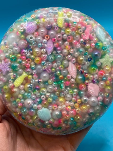 Seashell Bead Silicone Picking Pad for Skin Picking, Dermatillomania, Picking Fidget, Picking Toy, Anxiety Relief, Fidget Picker