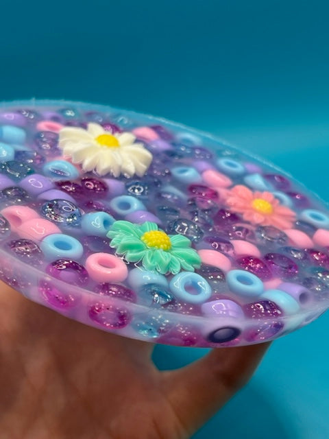 Flower Bead Silicone Picking Pad for Skin Picking, Dermatillomania, Picking Fidget, Picking Toy, Anxiety Relief, Fidget Picker