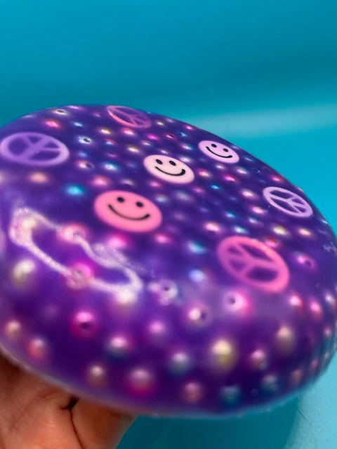 Purple Dyed Silicone Picking Pad for Skin Picking, Dermatillomania, Picking Fidget, Picking Toy, Anxiety Relief, Fidget Picker