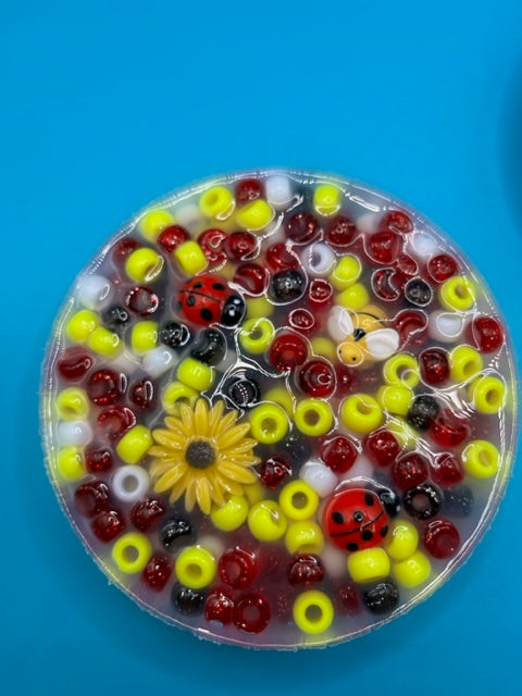 Bee and Ladybug Silicone Picking Pad for Skin Picking, Dermatillomania, Picking Fidget, Picking Toy, Anxiety Relief, Fidget Picker