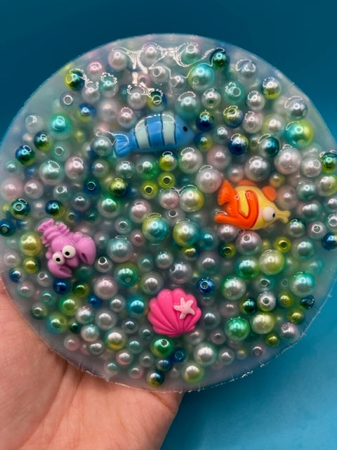Fish Charm Silicone Picking Pad for Skin Picking, Dermatillomania, Picking Fidget, Picking Toy, Anxiety Relief, Fidget Picker