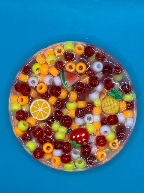 Fruit Charm Silicone Picking Pad for Skin Picking, Dermatillomania, Picking Fidget, Picking Toy, Anxiety Relief, Fidget Picker