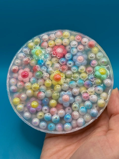 Cotton Candy Flower Silicone Picking Pad for Skin Picking, Dermatillomania, Picking Fidget, Picking Toy, Anxiety Relief