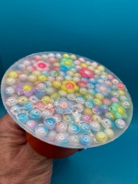 Cotton Candy Flower Silicone Picking Pad for Skin Picking, Dermatillomania, Picking Fidget, Picking Toy, Anxiety Relief