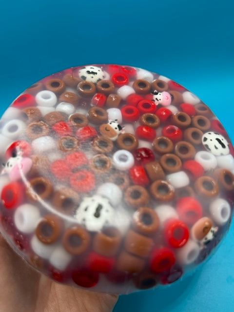 Cow Charm Silicone Picking Pad for Skin Picking, Dermatillomania, Picking Fidget, Picking Toy, Anxiety Relief, Fidget Picker