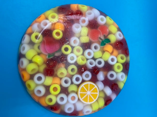 Fruit Charm Silicone Picking Pad for Skin Picking, Dermatillomania, Picking Fidget, Picking Toy, Anxiety Relief, Fidget Picker