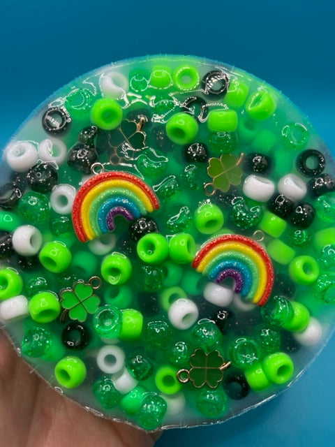 St. Patrick's Day Charm Silicone Picking Pad for Skin Picking, Dermatillomania, Picking Fidget, Picking Toy, Anxiety Relief, Fidget Picker