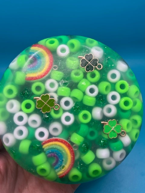 St. Patrick's Day Charm Silicone Picking Pad for Skin Picking, Dermatillomania, Picking Fidget, Picking Toy, Anxiety Relief, Fidget Picker