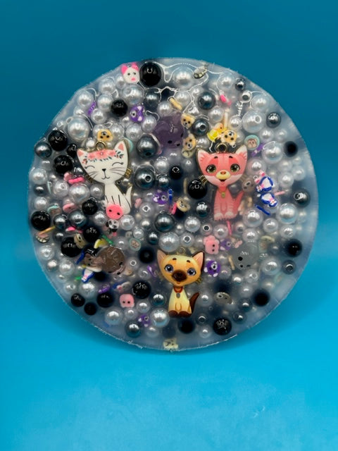 Cat And Dog Charm Silicone Picking Pad for Skin Picking, Dermatillomania, Picking Fidget, Picking Toy, Anxiety Relief, Fidget Picker